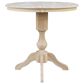International Concepts Modern Farmhouse 36" Dining Table in Unfinished, , large