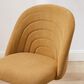 Linon Home Decor Skyla Swivel Office Chair in Yellow, , large