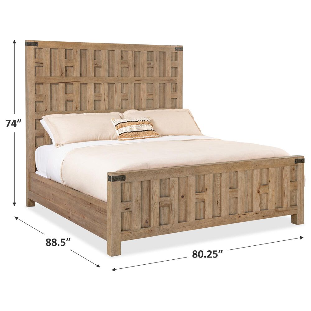 Hooker Furniture Vineyard Row King Panel Bed in Sonoma, , large