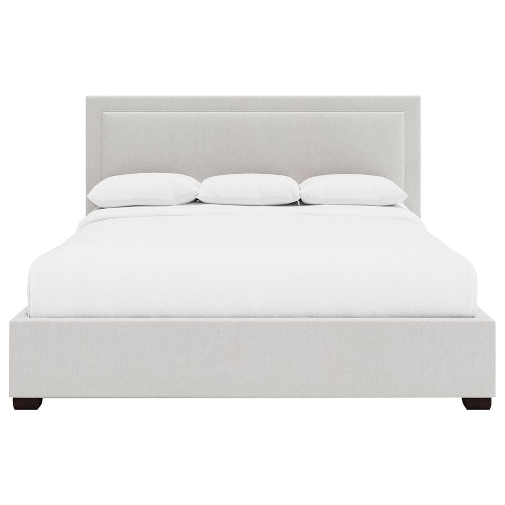 Bernhardt Morgan King Upholstered Panel Bed in Cream, , large