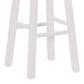 Linon Home Decor Abby 29" Bar Stool in White, , large