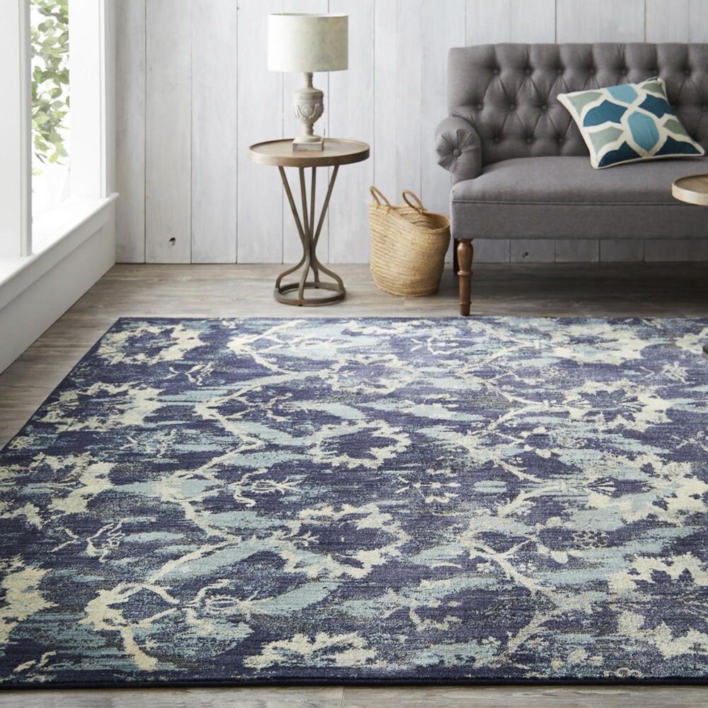 Mohawk Studio Luminous 91318-50102 8" x 11" Indigo Area Rug, , large