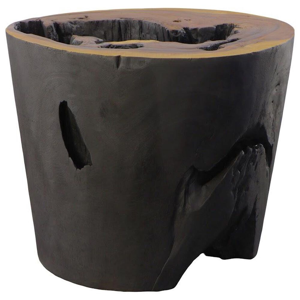 Phillips Collection Chamcha Side Table in Natural and Charred, , large
