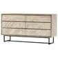 Blue River Peridot 6 Drawer Dresser in Natural Acacia Wood, , large