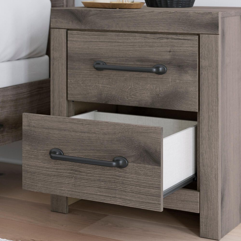 Ashley Graystorm 2-Drawer Nightstand in Weathered Gray, , large