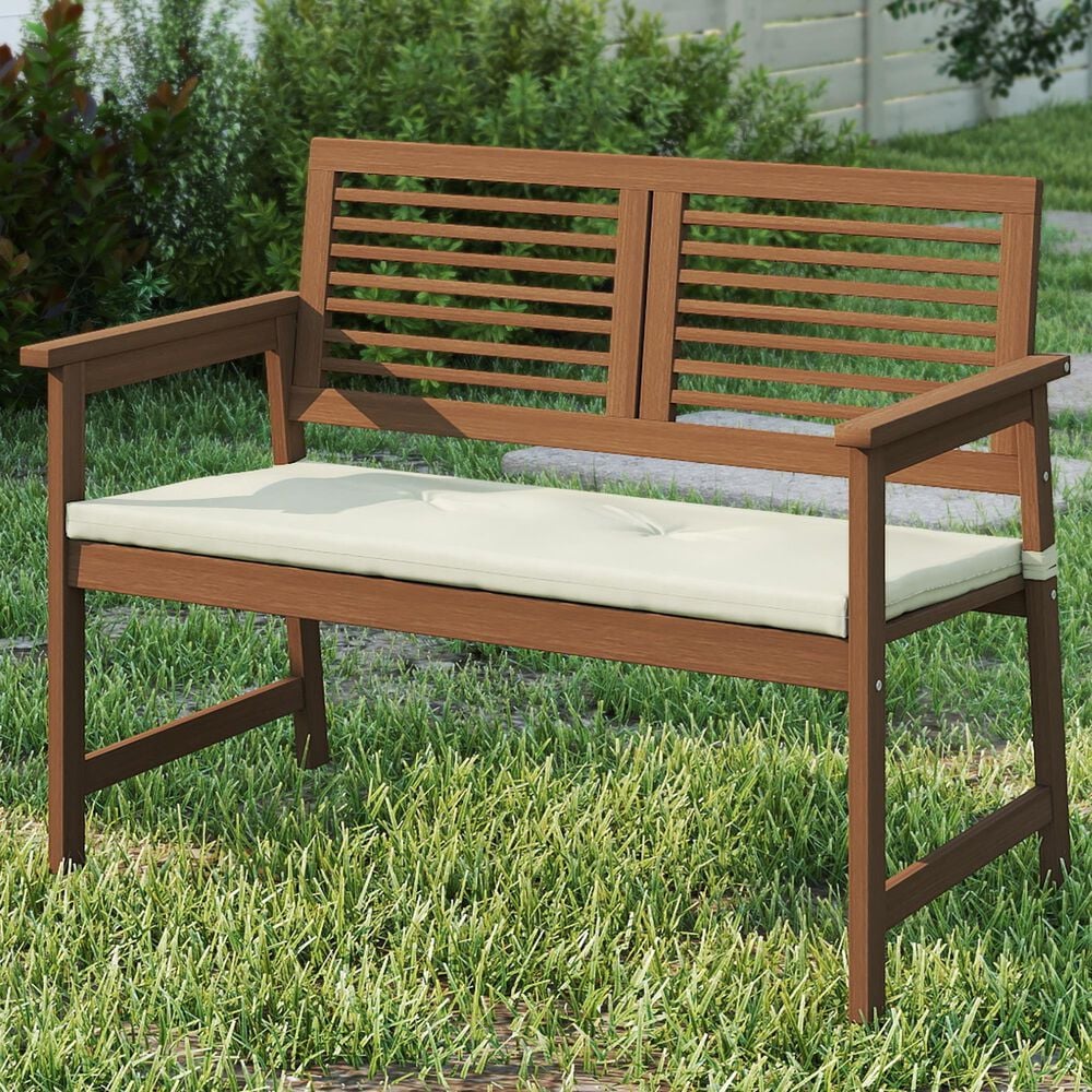 Noviland Patio Bench in Teak Oil, , large