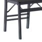 Linon Home Decor Norway Folding Chair in Black, , large