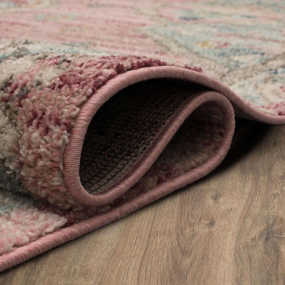 Mohawk R1113 Whimsy 5' 3" X 8' Pink Area Rug, , large