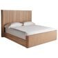 Universal Furniture Modern Walker California King Panel Bed with Two Nightstands in Natural Oak, , large