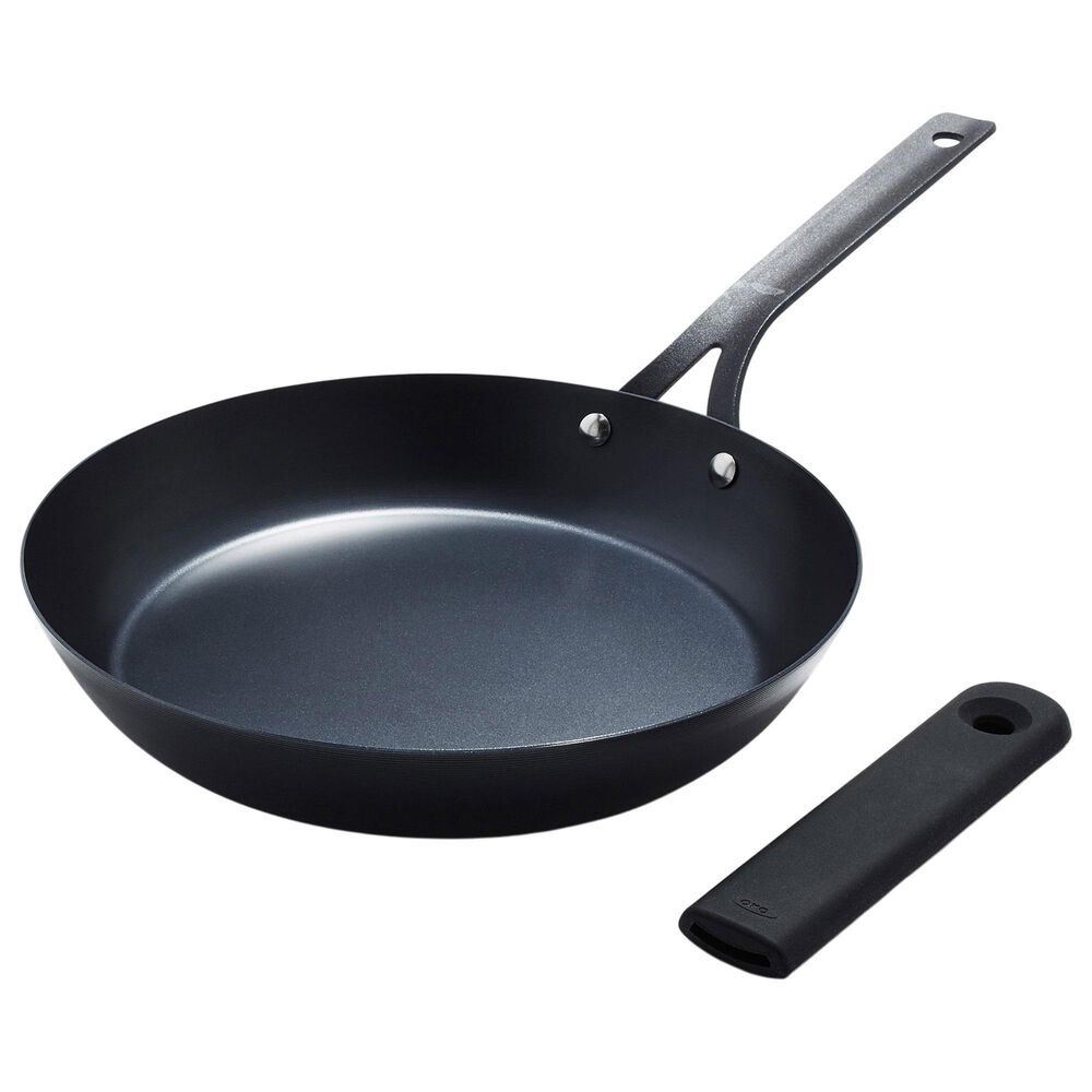 Green Pan Obsidian 12" Open Frypan with Silicone Sleeve in Black, , large