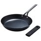 Green Pan Obsidian 12" Open Frypan with Silicone Sleeve in Black, , large