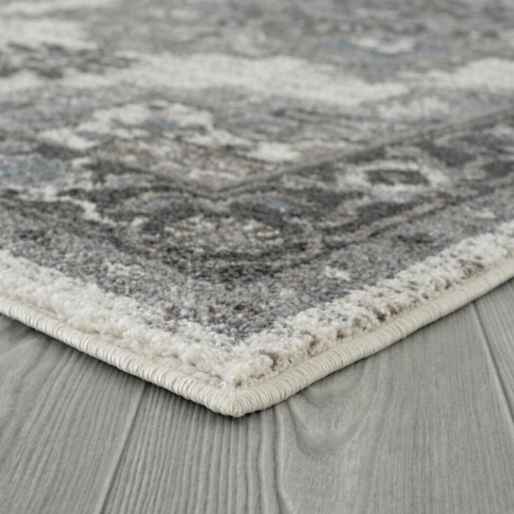Amer Rugs Alexandria 2&#39; x 3&#39; Ivory and Stone Gray Area Rug, , large