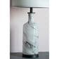 A&B Home Sarris Swirl Table Lamp in Gray and White, , large