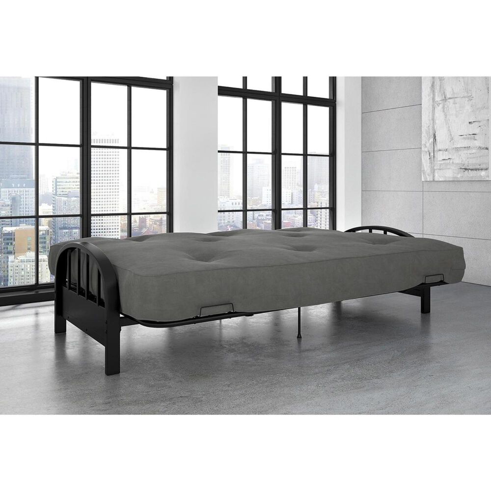 DHP Aiden Futon Frame in Black, , large