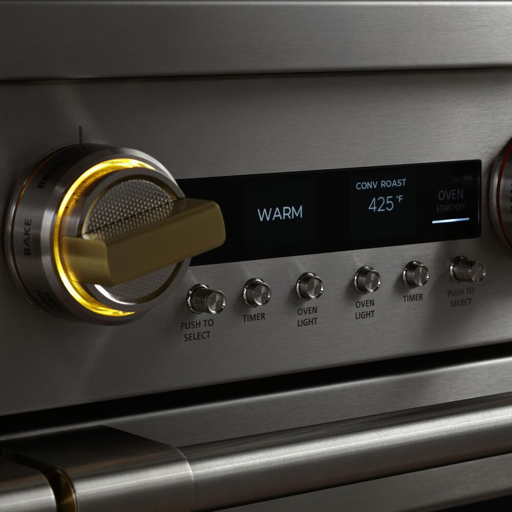 Monogram 48&quot; Dual-Fuel Professional Range with 6 Burners and Steam Clean in Stainless Steel, , large