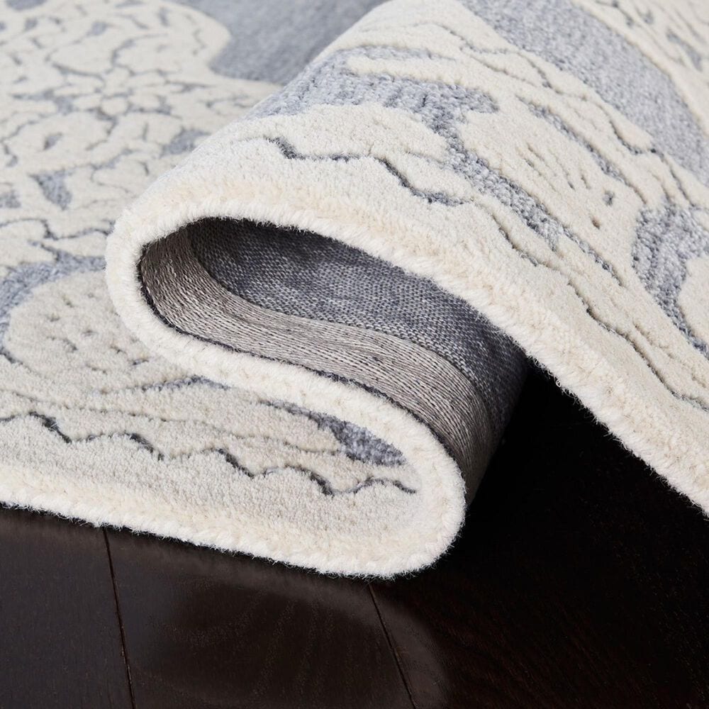 Safavieh Micro-Loop Bohemian 2&#39;3&quot; x 8&#39; Light Blue and Ivory Runner, , large