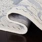 Safavieh Micro-Loop Bohemian 2"3" x 8" Light Blue and Ivory Runner, , large