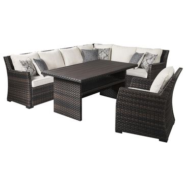 Signature Design by Ashley Easy Isle 3-Piece Conversation Set in Dark Brown, , large