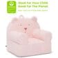 Delta Children Sherpa Bear Chair in Blush Pink, , large