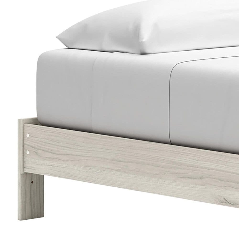 Ashley Socalle King Platform Bed in Light Natural, , large
