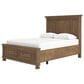 Ashley Feddinger Queen Panel Storage Bed in Chestnut Brown, , large