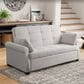 Lifestyle Solutions Hampton Queen Sleeper Sofa in Oatmeal, , large