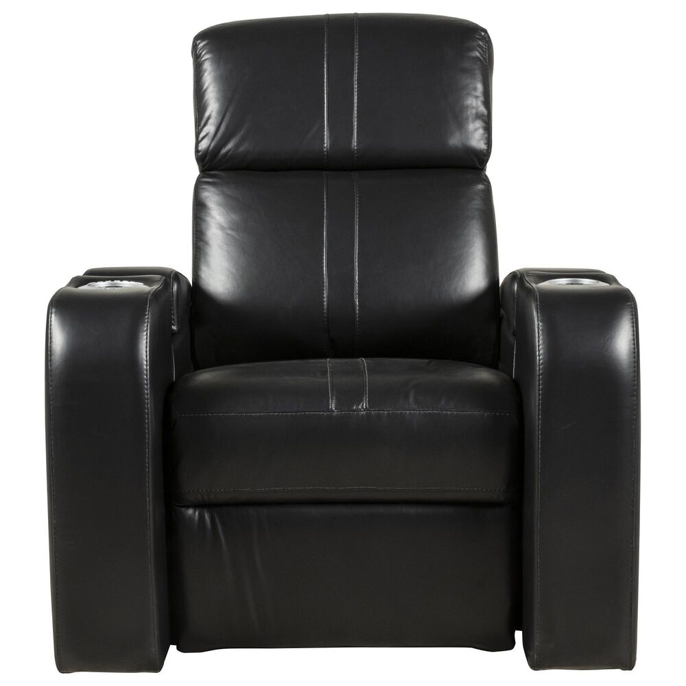 Style Expressions Flicks Leather Power Recliner with Headrest in Bali Spider, , large
