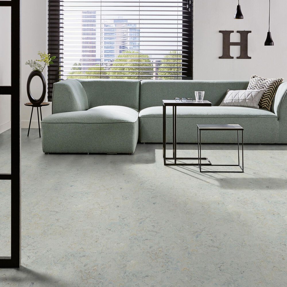 Forbo Marmoleum Cinch Loc Seal 12&quot; x 12&quot; Laminate Tile in Seashell, , large