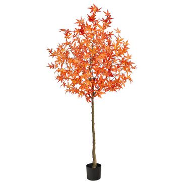 Nearly Natural Inc 6" Autumn Maple Tree in Orange, , large