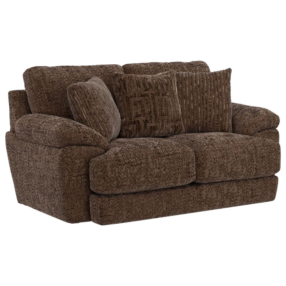 Jackson Furniture Jaden Stationary Loveseat in Cocoa, , large