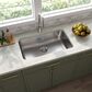 MS International Single Bowl 18-Gauge Stainless Steel Undermount Kitchen Sink, , large