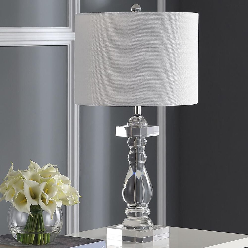 Safavieh Delta 26.5" Table Lamp in Clear, , large