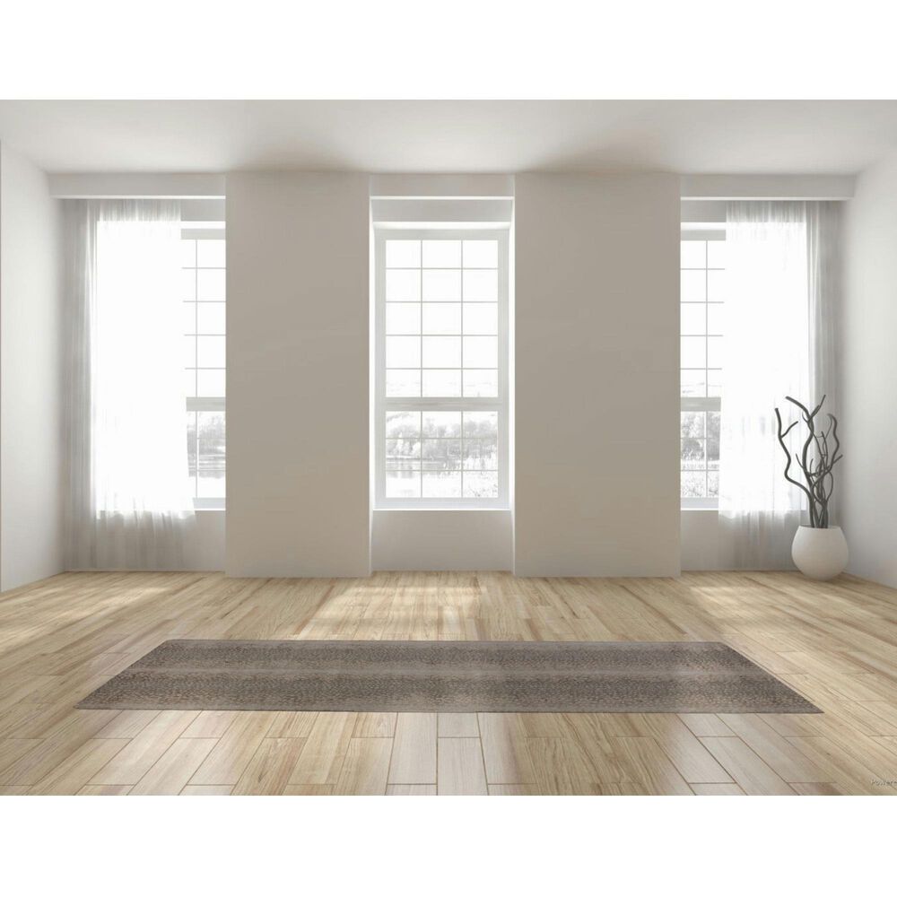 Jaipur Catalyst Axis Feather Gray and Moonbeam 3&#39;3&quot; x 12&#39; Runner, , large