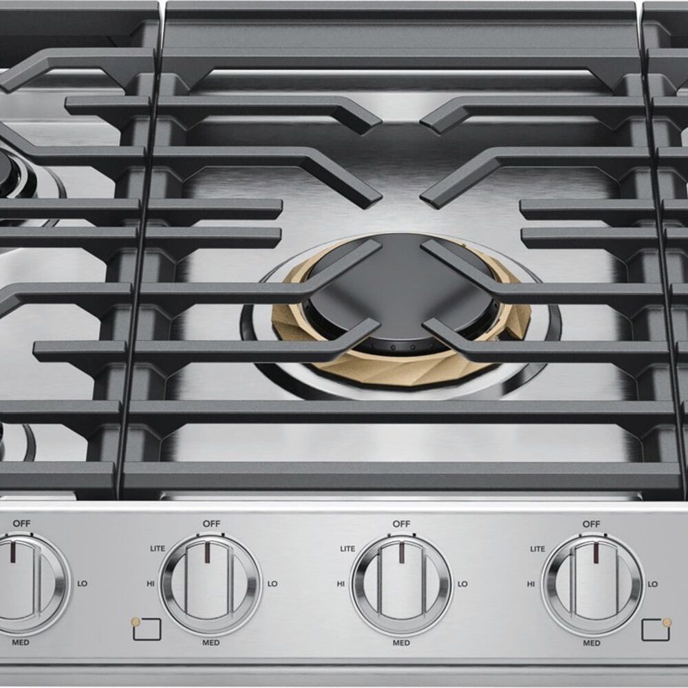 Frigidaire Professional Professional 2-Piece Kitchen Package with 30" Microwave Combination Wall Oven and 30" Gas Cooktop in Stainless Steel, , large