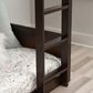 Linon Home Decor Darcy Low Profile Twin over Twin Bunk Bed in Espresso, , large