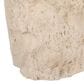 TimberHaus Log Patio Side Table in Roman Stone, , large