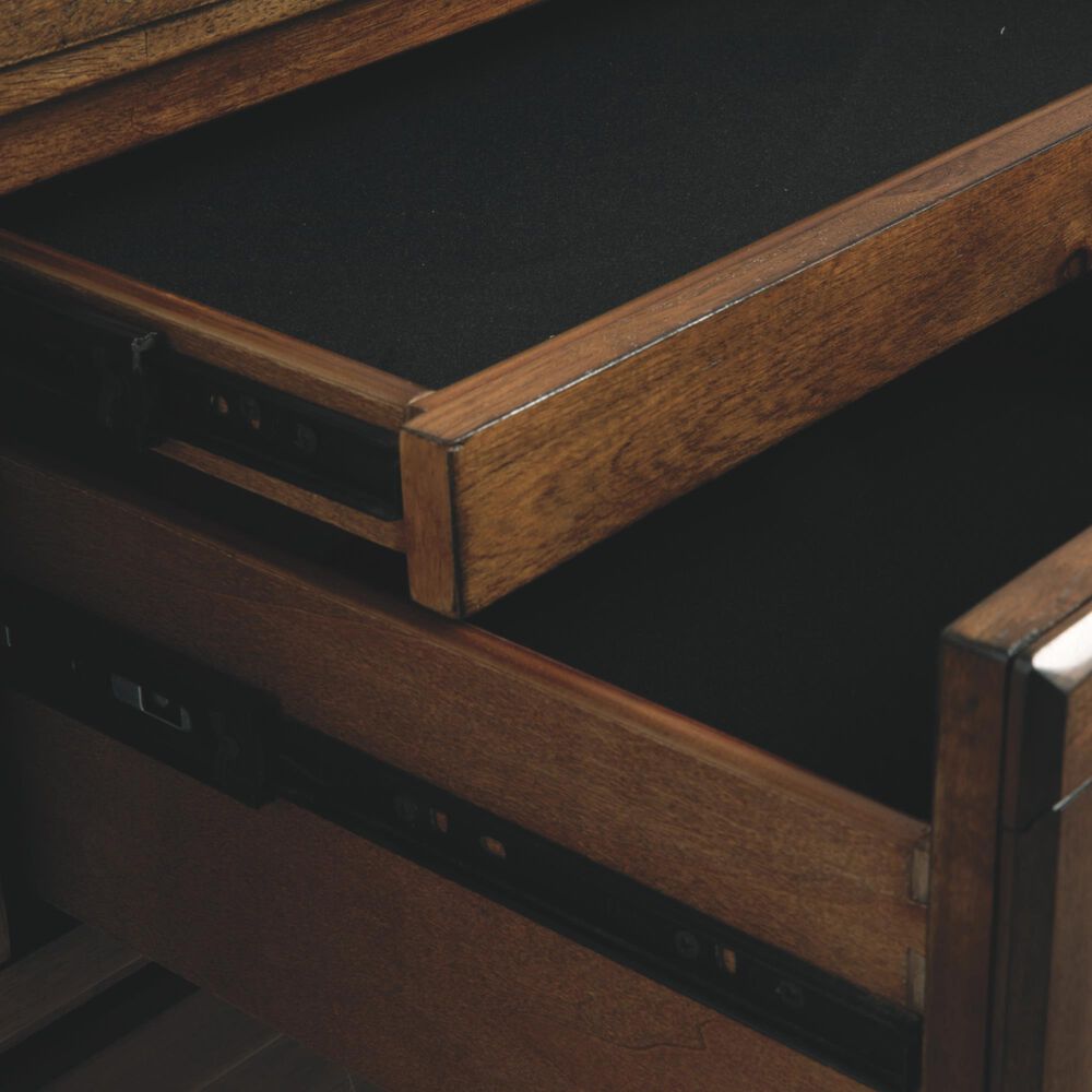 Ashley Flynnter 7 Drawer Dresser in Medium Brown, , large
