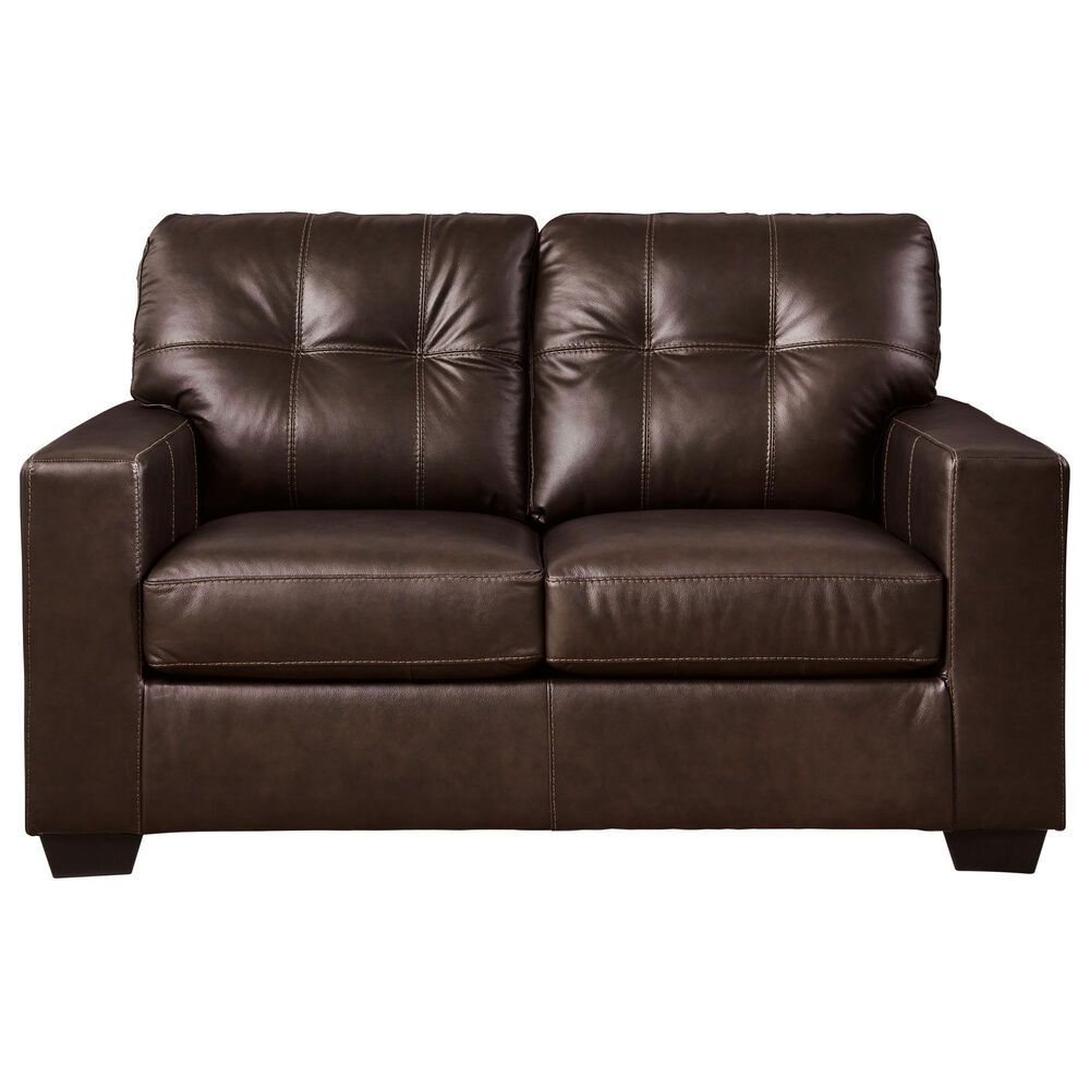 Ashley Santorine 3-Piece Stationary Living Room Set in Dark Brown, , large
