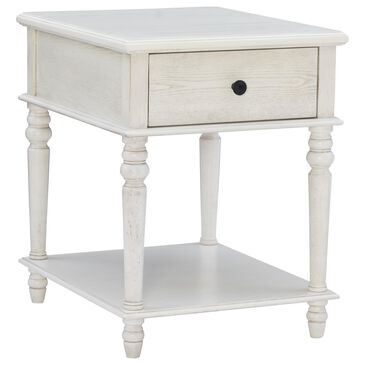 Linon Home Decor Mcghie Side Table in White, , large
