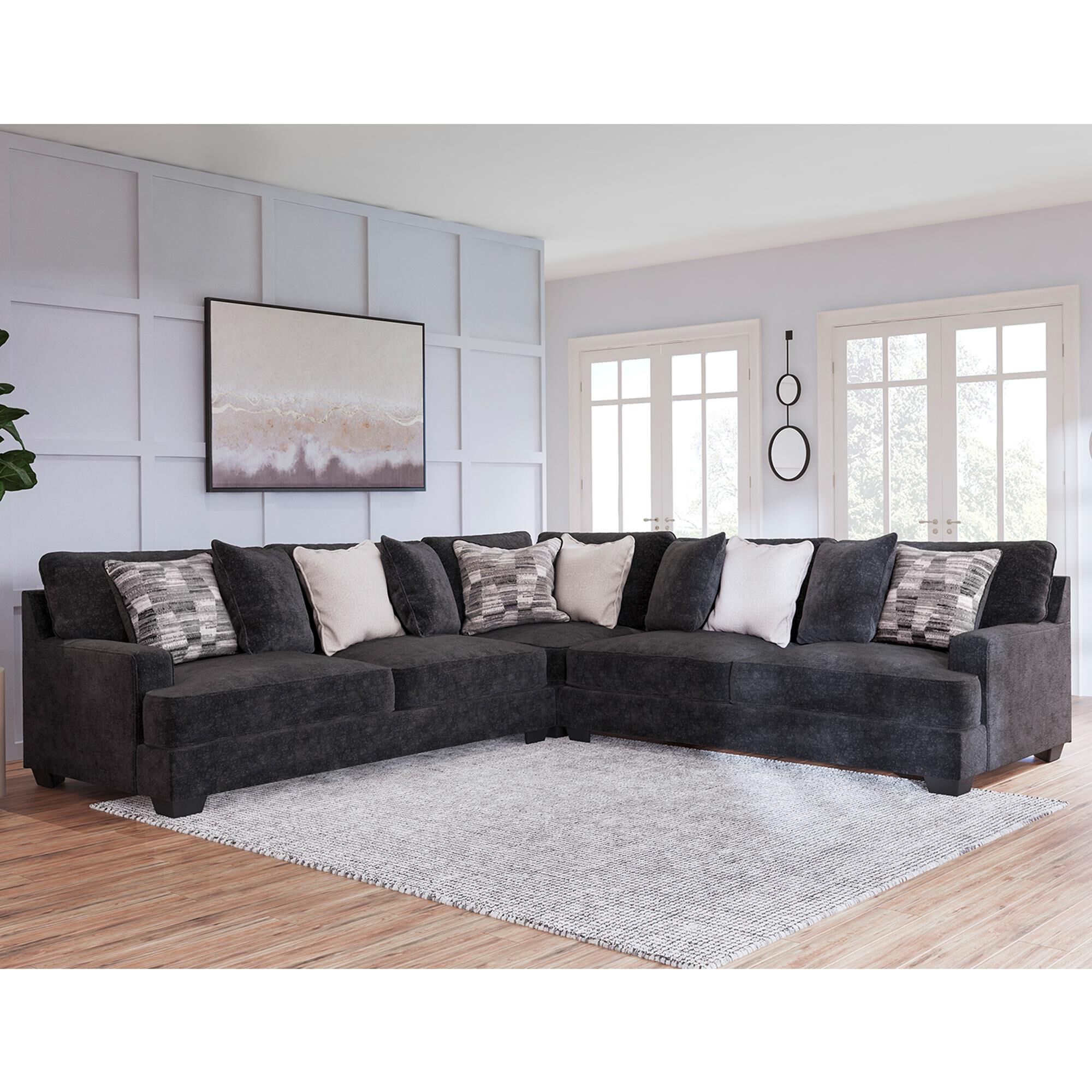 L shaped sectional ashley clearance furniture