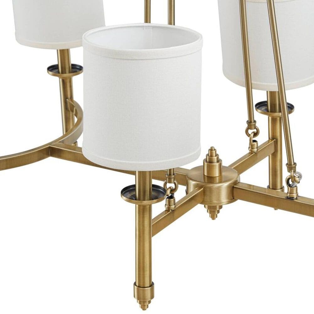 Hampton Park Elegenza 6-Light Chandelier in Antique Gold, , large