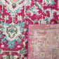 Safavieh Monaco MNC250J-28 2"2" x 8" Fuchsia/Light Blue Runner, , large