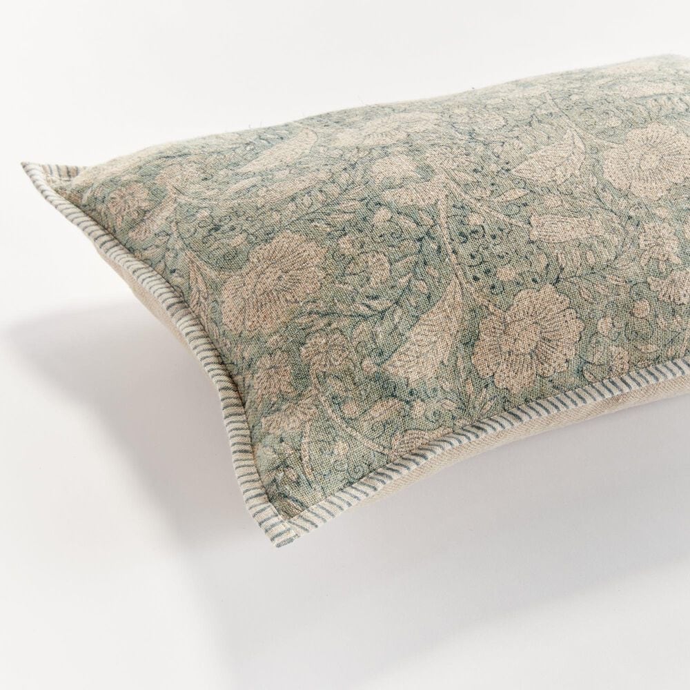 Napa Home and Garden Pascaline 14&quot; x 20&quot; Lumbar Throw Pillow in Blue, , large