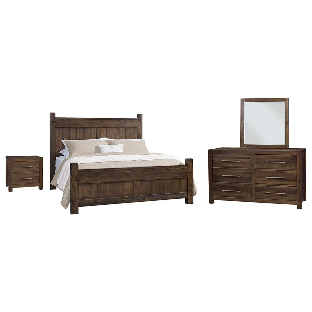 Viceray Collections Joinery 4-Piece King Bedroom Set in Espresso Oak, , large