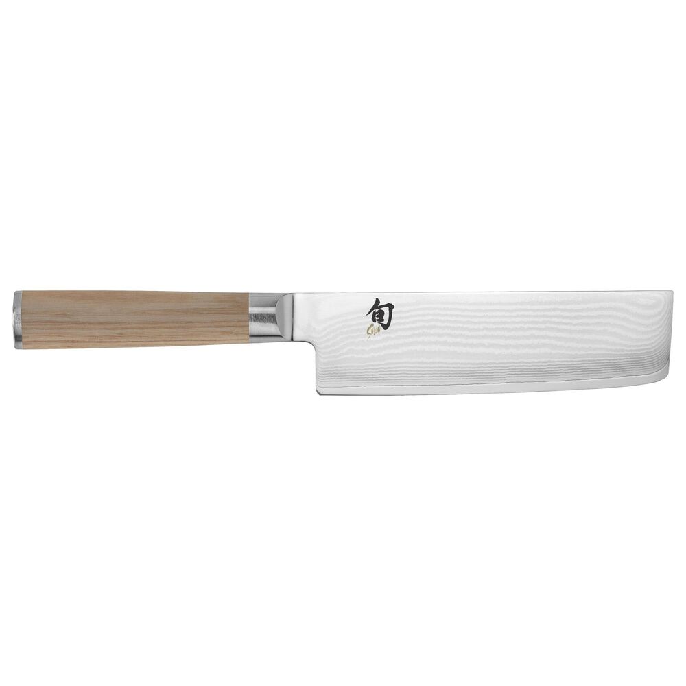 Shun Classic Blonde Nakiri 6.5" Knife in Blonde and Silver, , large