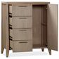 Urban Home Sumire 4-Drawer Door Chest in Ginger, , large