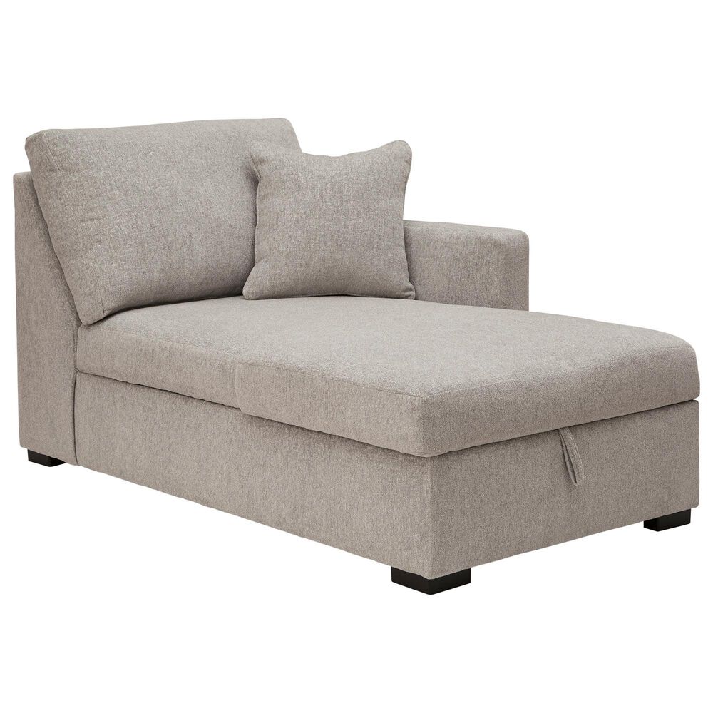 Ashley ModMax Luxe 4-Piece Symmetrical Sectional with Double Storage Chaise in Flint, , large