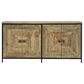 Ashley Camney Accent Cabinet in Distressed Light Brown and Black, , large