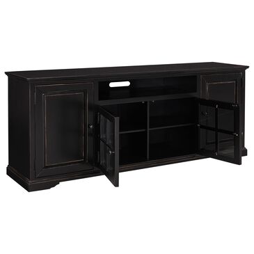 Tiddal Home Hamilton 82" TV Stand in Vintage Black, , large