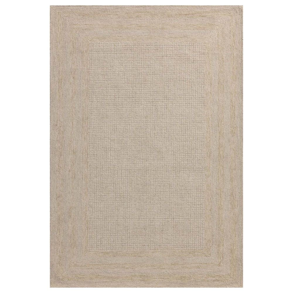 Amber Lewis x Loloi Windsor 5" x 7"6" Ivory and Wheat Area Rug, , large